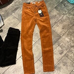 Rust& Black Corduroy Pants
